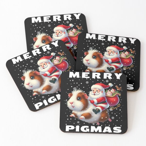 Item preview,  Merry Pigmas Santa on Guinea Pig Funny Christmas designed and sold by MilkyForest.