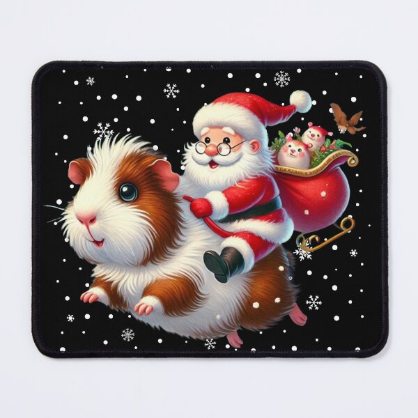 Item preview, Merry Pigmas Santa on Guinea Pig Funny Christmas designed and sold by MilkyForest.