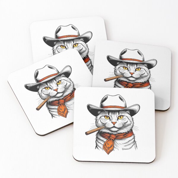 Item preview, The Cat Gunslinger designed and sold by 0penvimark.