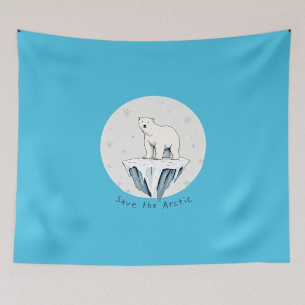 Item preview, Save the Arctic Polar Bear designed and sold by SignumShop.