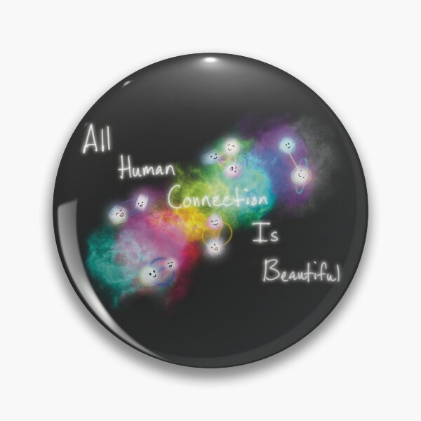 Item preview, All Human Connection Is Beautiful - Rainbow designed and sold by s-and-t-studios.