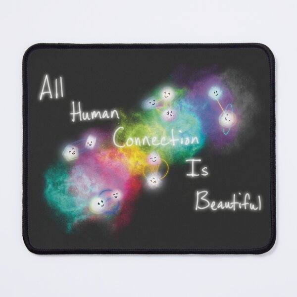 Item preview, All Human Connection Is Beautiful - Rainbow designed and sold by s-and-t-studios.