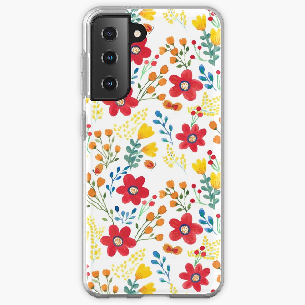 Summer flowers Case & Skin for Samsung Galaxy