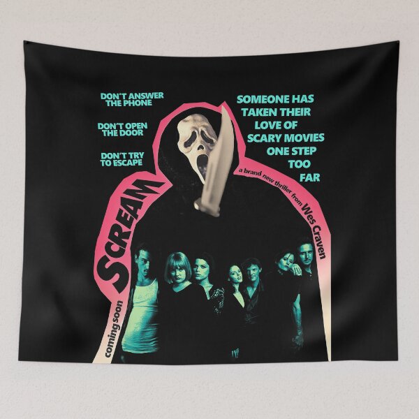Item preview, SCREAM WES CRAVEN 90'S SHIRT designed and sold by TREVORSNEWEST.