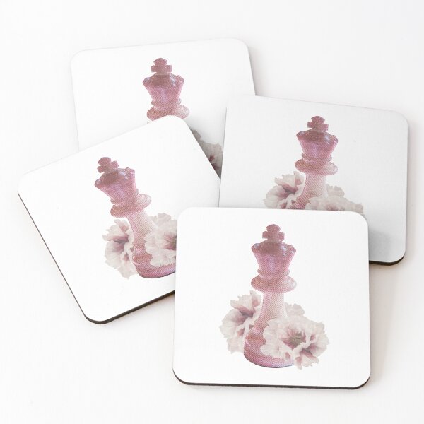 Item preview, Pink Floral Chess King  designed and sold by MadisonRose111.