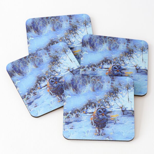 Item preview, Barred Owl on a winter's day designed and sold by UpwardRising.