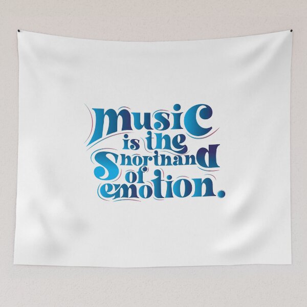 Item preview, Music is the shorthand of emotion. designed and sold by PURNOMATRA.