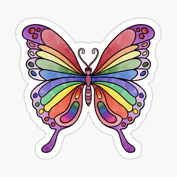 Item preview, Rainbow Butterfly designed and sold by Marguerite Artistry.