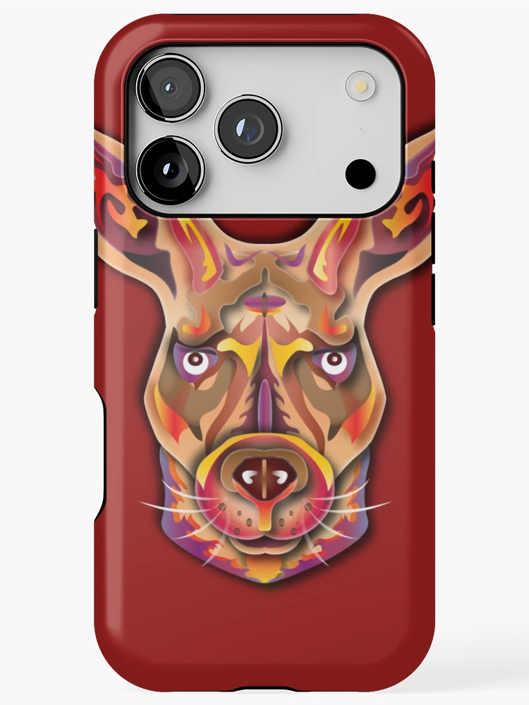 Thumbnail 1 of 4, iPhone Case, Australia Roo designed and sold by Digital-Defects.