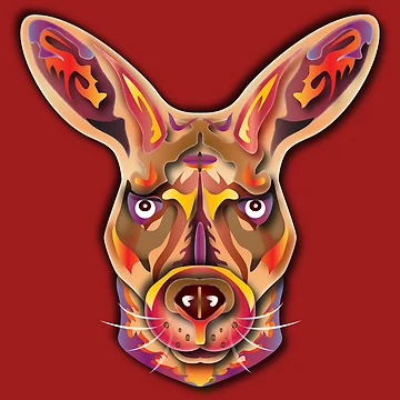 Artwork thumbnail, Australia Roo by Digital-Defects