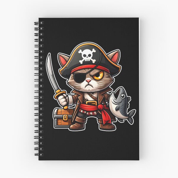 Item preview, Meow Matey Cat Pirate designed and sold by Frog Level Treasures.