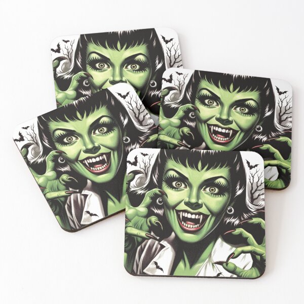 Item preview, Horror Zombie Woman designed and sold by PulpVintage.