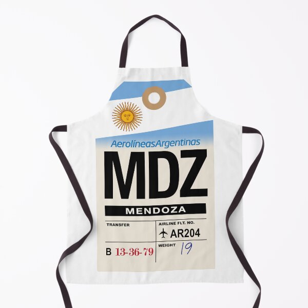 Item preview, Mendoza (MDZ) Argentina Airline Luggage Tag designed and sold by travelwitheric.