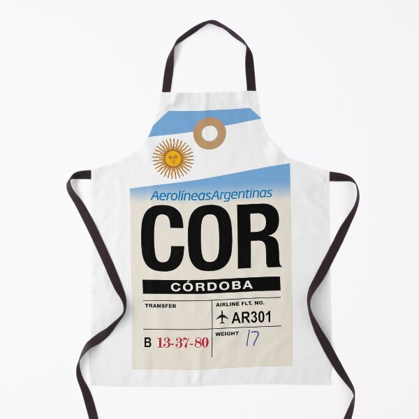 Item preview, Etiqueta de equipaje de la aerolínea Córdoba (COR) Argentina designed and sold by travelwitheric.