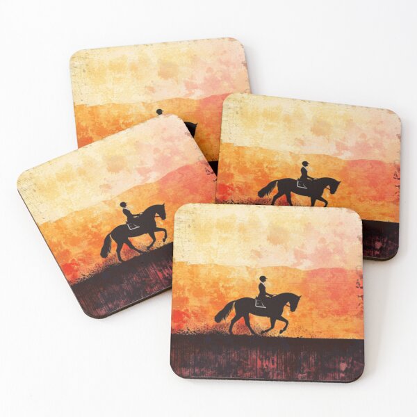 Item preview, Horse and rider sunset backdrop Active Outdoors Inspired Art designed and sold by CDC40.
