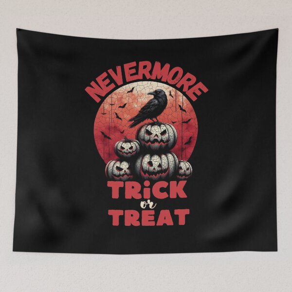 Item preview, Nevermore, crow, raven, crow bird lovers, pumpkins, spooky vibes Halloween costumes, moon, fall, spooky designed and sold by Collagedream.