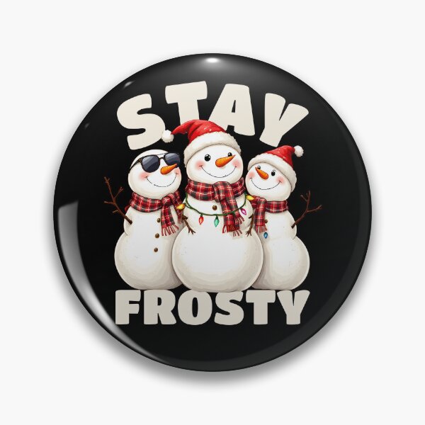Item preview, Stay Frosty Cool Snowmen Christmas Holiday designed and sold by PrintCrafting.