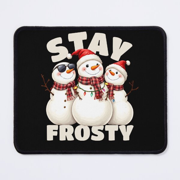 Item preview, Stay Frosty Cool Snowmen Christmas Holiday designed and sold by PrintCrafting.