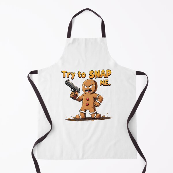 Item preview, Try to Snap Me Funny Gingerbread Christmas designed and sold by PrintCrafting.
