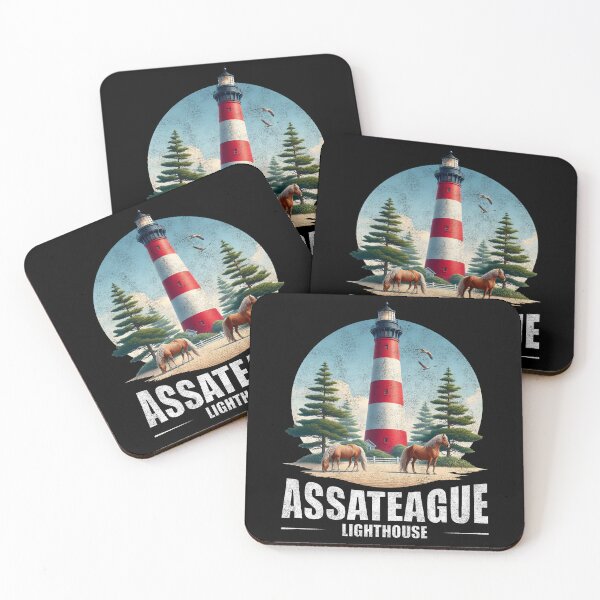 Item preview, Assateague Lighthouse Vintage designed and sold by Frog Level Treasures.