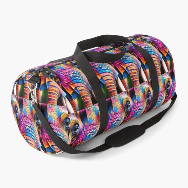 Item preview, Vibrant Elephant Face abstract art designed and sold by Best-Art-Design.