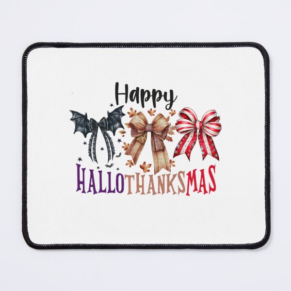 Item preview, Hallothanksmas Coquette bow,Happy Hallothanksmas,Halloween,Christmas  bow,Fall,Trending  designed and sold by pugshowsfashion.