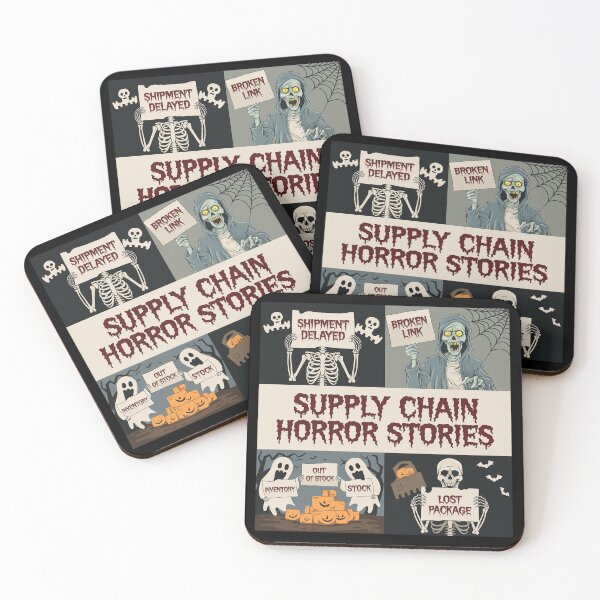 Item preview, supply chain horror stories, logistics and supply chain halloween designed and sold by NoetherSym.