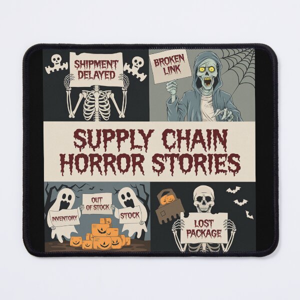 Item preview, supply chain horror stories, logistics and supply chain halloween designed and sold by NoetherSym.