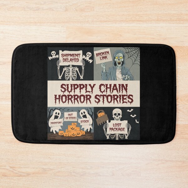 Item preview, supply chain horror stories, logistics and supply chain halloween designed and sold by NoetherSym.