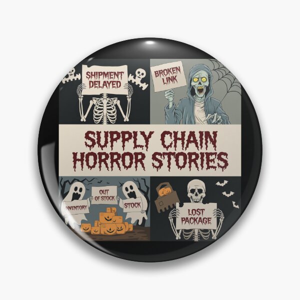 Item preview, supply chain horror stories, logistics and supply chain halloween designed and sold by NoetherSym.
