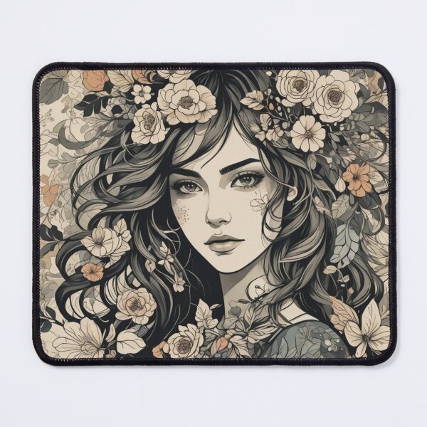 Item preview, Floral Elegance: A Study in Contrast designed and sold by ZenOfAIarts.