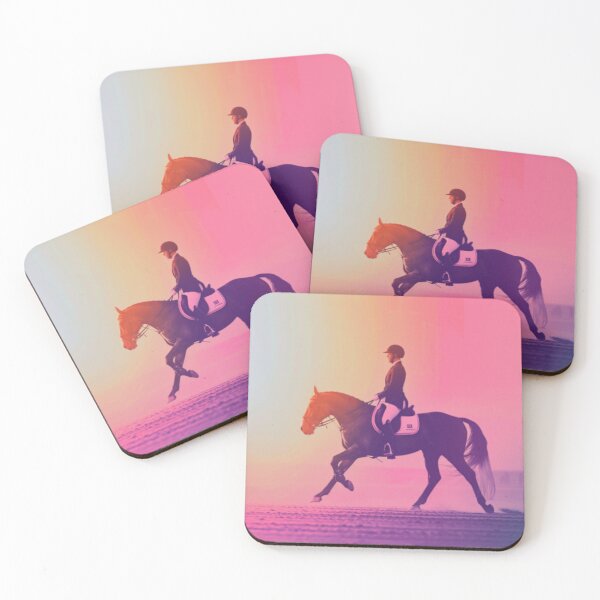 Item preview, Horse and rider sunset backdrop Active Outdoors Inspired Art designed and sold by CDC40.