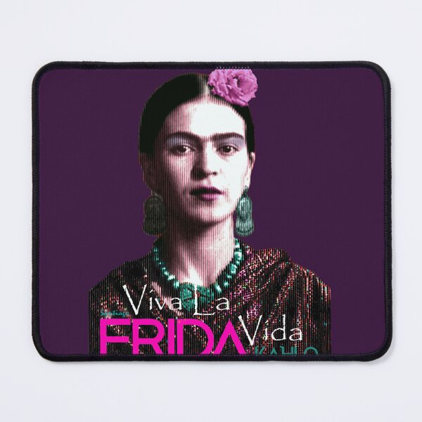 Item preview, Frida with Pink Rose and Viva La Vida designed and sold by Jorge Santiago Jiménez.