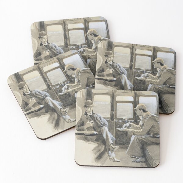 Item preview, Sherlock Holmes Sidney Paget Timeless Illustration from "The Adventure of Silver Blaze" designed and sold by Very Peculiar.