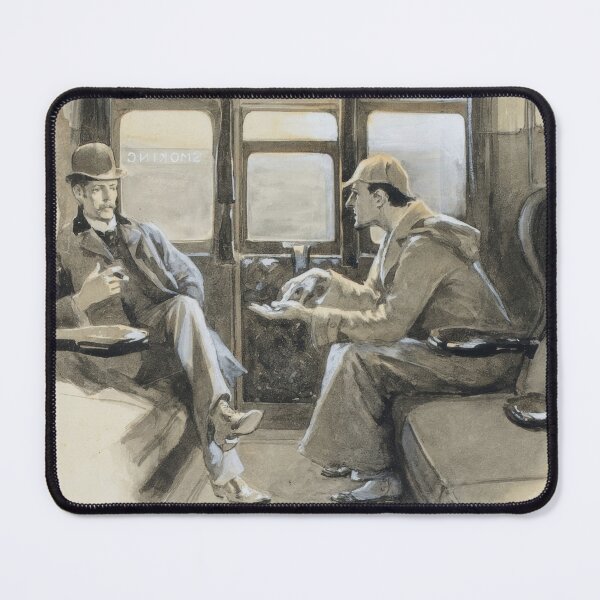 Item preview, Sherlock Holmes Sidney Paget Timeless Illustration from "The Adventure of Silver Blaze" designed and sold by Very Peculiar.