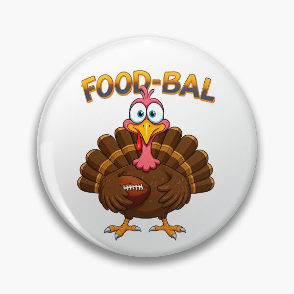 Item preview, Turkey on the Field Thanksgiving Food-Bal designed and sold by maritas22.