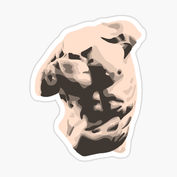 Statue chest Sticker