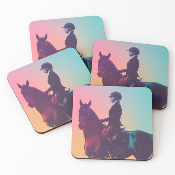 Item preview, Horse and rider sunset backdrop Active Outdoors Inspired Art designed and sold by CDC40.