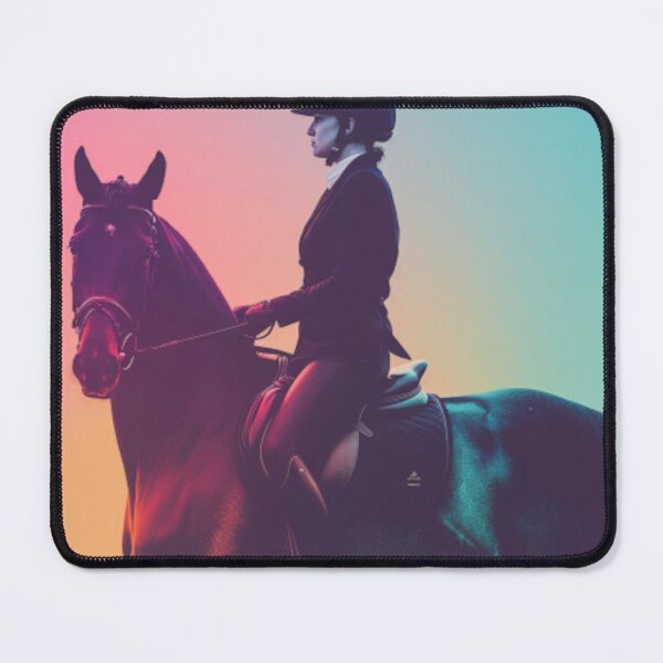 Item preview, Horse and rider sunset backdrop Active Outdoors Inspired Art designed and sold by CDC40.