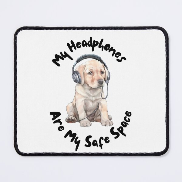Item preview, My Headphones are my safe place designed and sold by LKLifestyle.