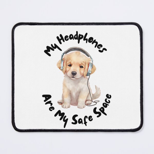 Item preview, My Headphones are my safe place designed and sold by LKLifestyle.