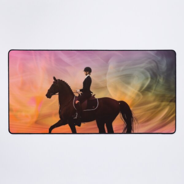 Item preview, Horse and rider sunset backdrop Active Outdoors Inspired Art designed and sold by CDC40.