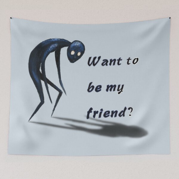 Item preview, The Lurker wants a Friend designed and sold by Made by M.Y..