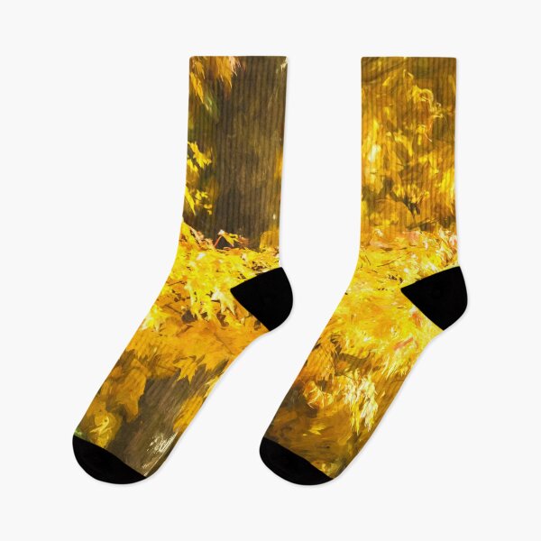 Item preview, Golden Red Maple Leaves Fall Foliage Fall Colors Great Smoky Mountains X149 designed and sold by RichFrancoCars.