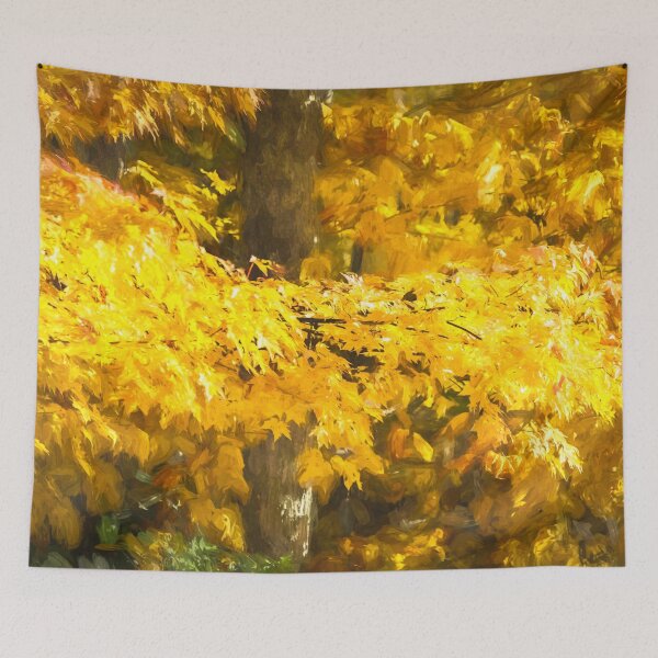 Item preview, Golden Red Maple Leaves Fall Foliage Fall Colors Great Smoky Mountains X149 designed and sold by RichFrancoCars.