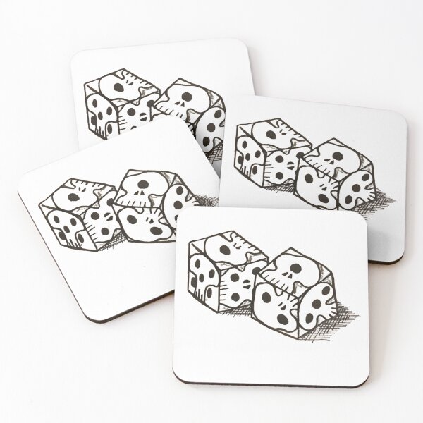 Item preview, Rolling Bones dice designed and sold by pugshowsfashion.