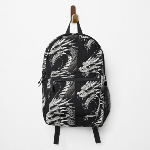Item preview, Detailed Dragon in Striking Black and White designed and sold by GrizzlyCollective.