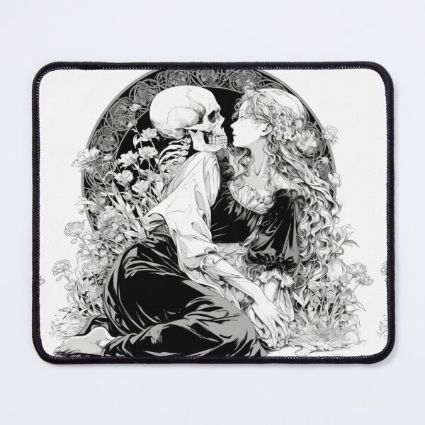 Item preview, Art nouveau skeleton designed and sold by MendaciousMina.