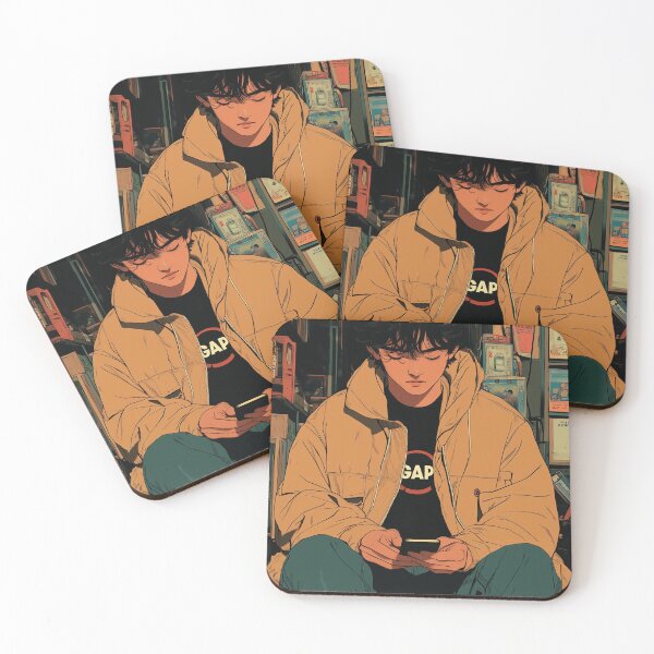 Artikelvorschau, 90er Relaxing Boy - K-Pop-Vibes entworfen und verkauft von RelaxingDreams.