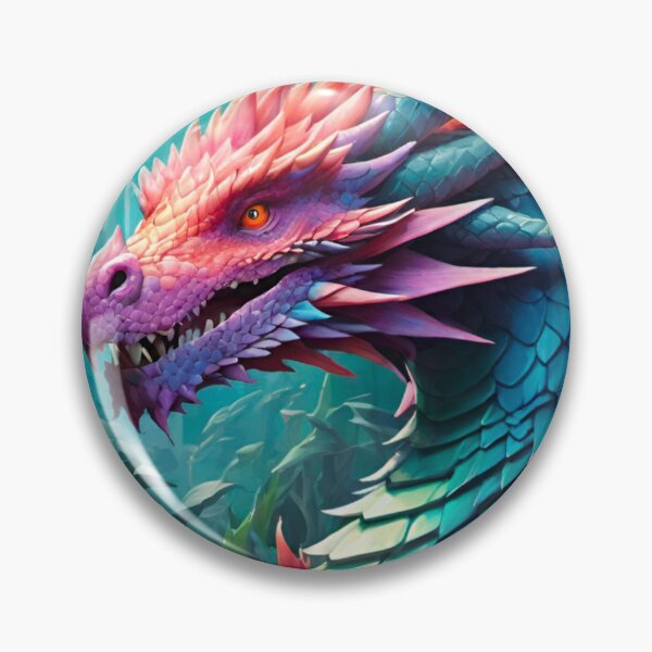 Item preview, Dynamic Dragon Design with Stunning Colors designed and sold by GrizzlyCollective.